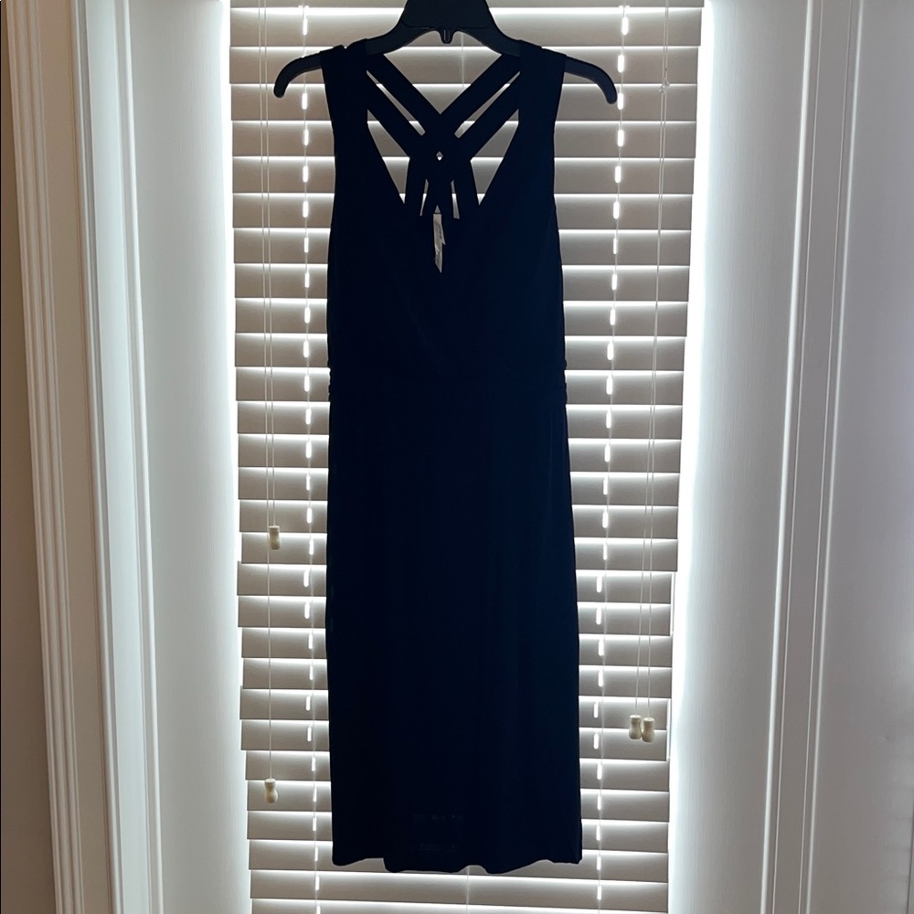 Soma Black Isla crisscross back bra dress NWT XL